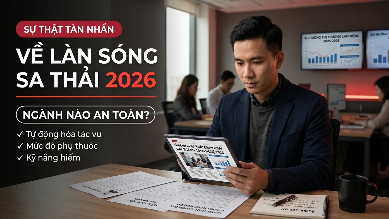Sự thật tàn nhẫn về làn sóng sa thải 2026: Ngành của bạn có thực sự an toàn?