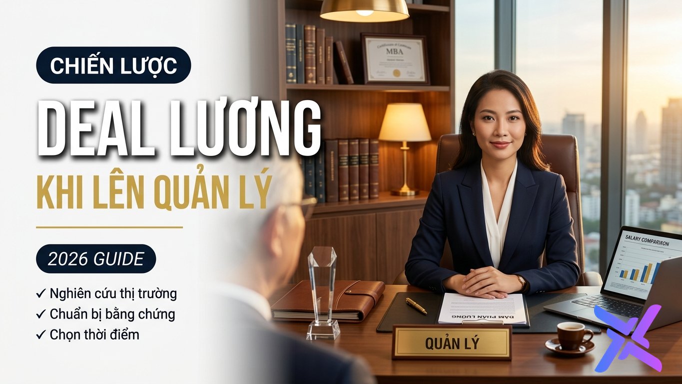 Lên Quản Lý Mà Lương Vẫn Bèo Bọt: Phải Deal Lương Thế Nào Cho Đúng?