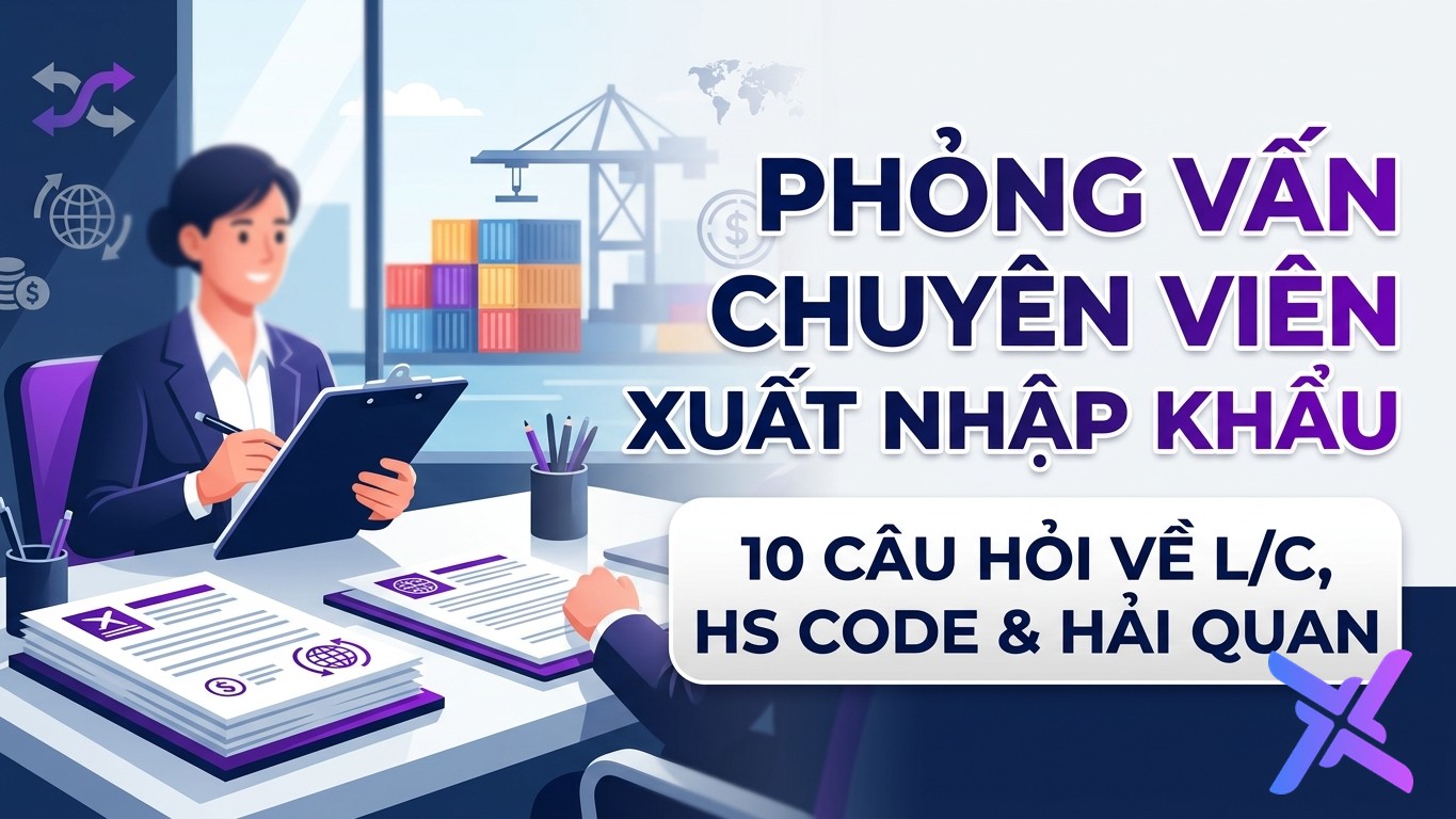 Phỏng Vấn Chuyên Viên Xuất Nhập Khẩu & Chứng Từ: 10 Câu Hỏi Về L/C, HS Code & Hải Quan