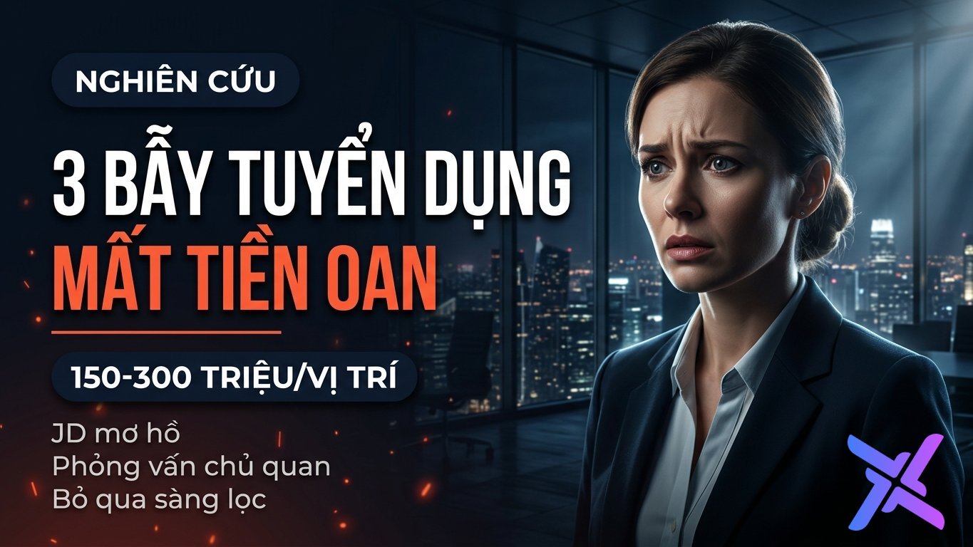 3 Bẫy Tuyển Dụng Khiến Doanh Nghiệp Việt Mất Tiền Oan Mỗi Tháng