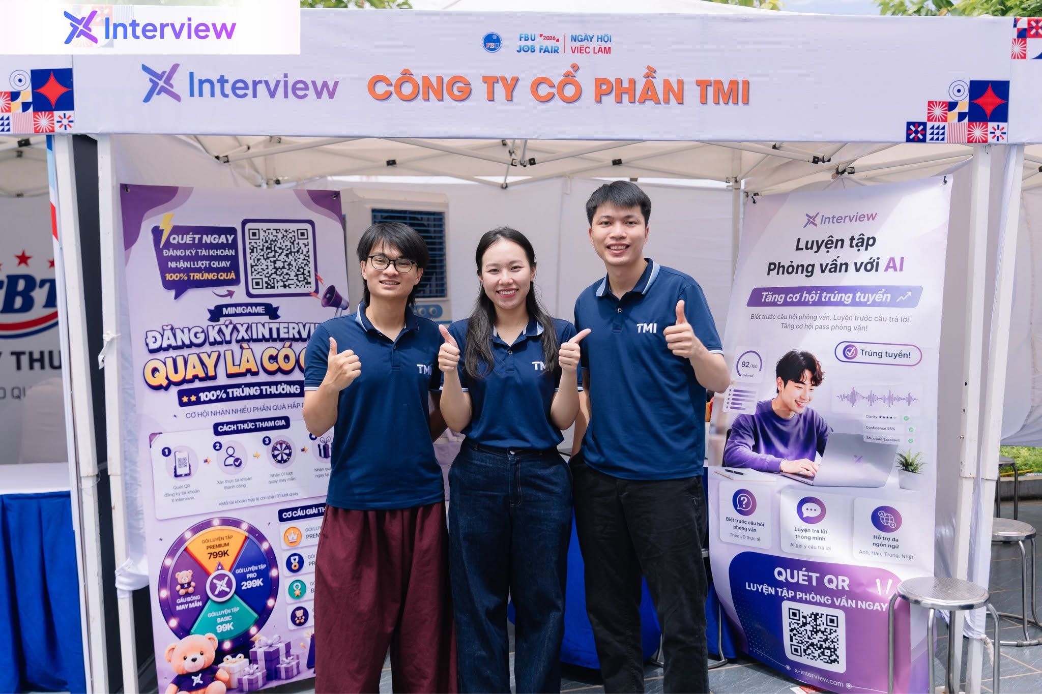 X Interview đồng hành cùng Job Fair FBU 2026