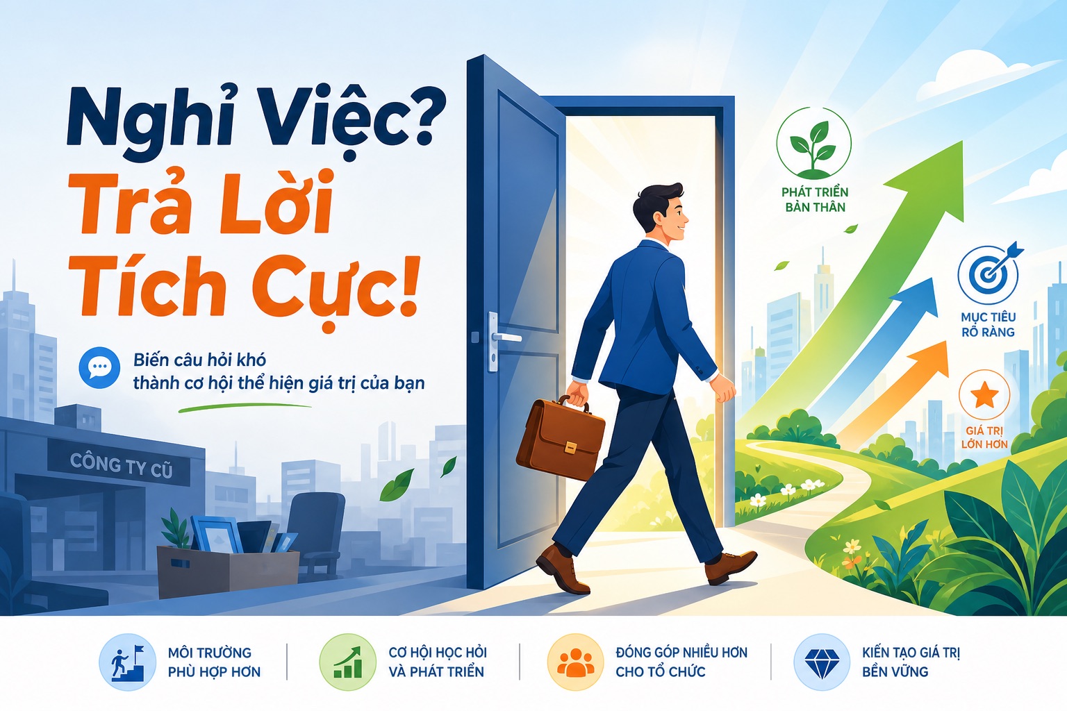 Cách Trả Lời Khi Bị Hỏi: Vì Sao Bạn Nghỉ Việc Ở Công Ty Cũ?