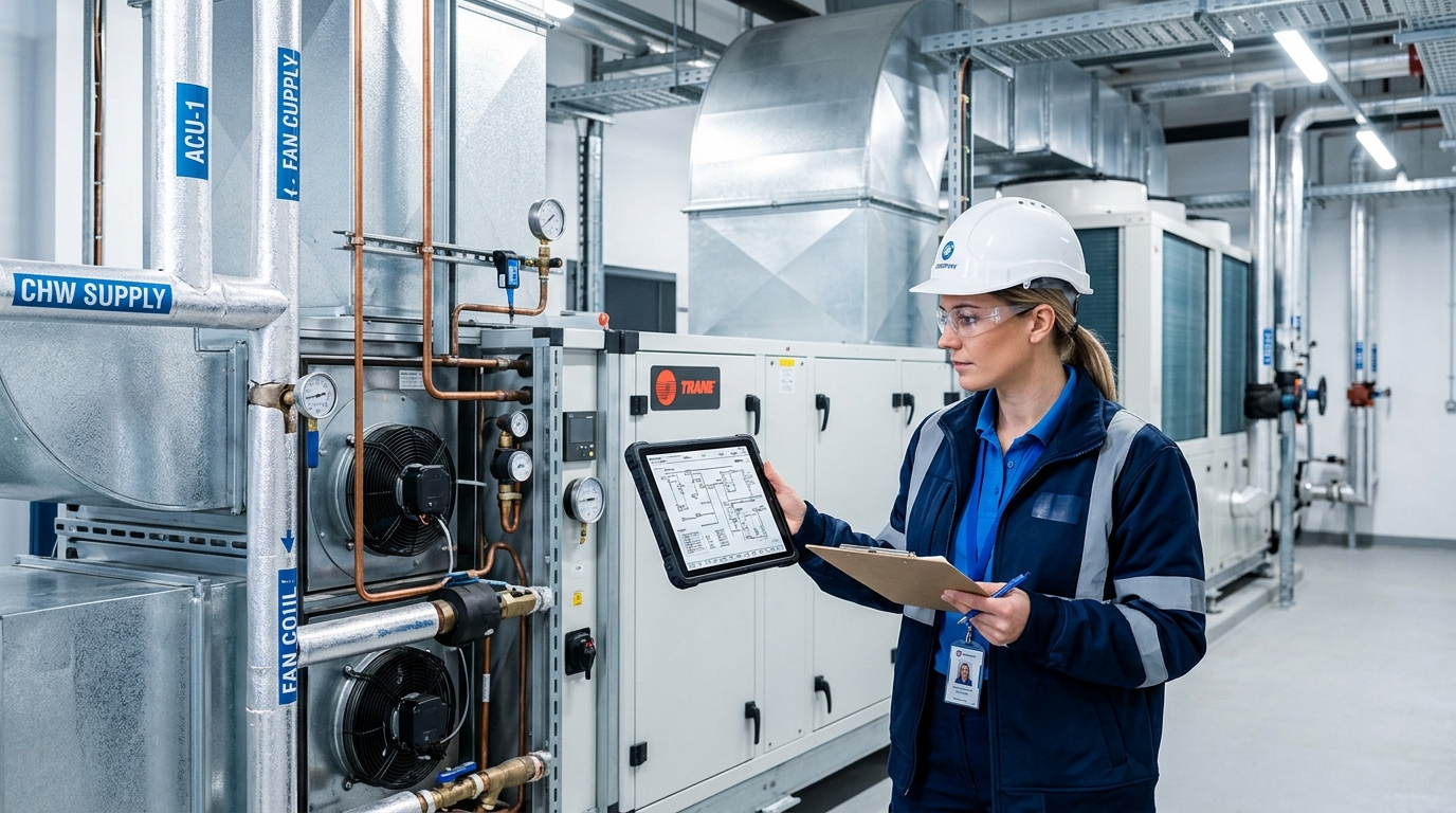 Phỏng Vấn Kỹ Sư HVAC & Lạnh: 10 Câu Hỏi Kỹ Thuật