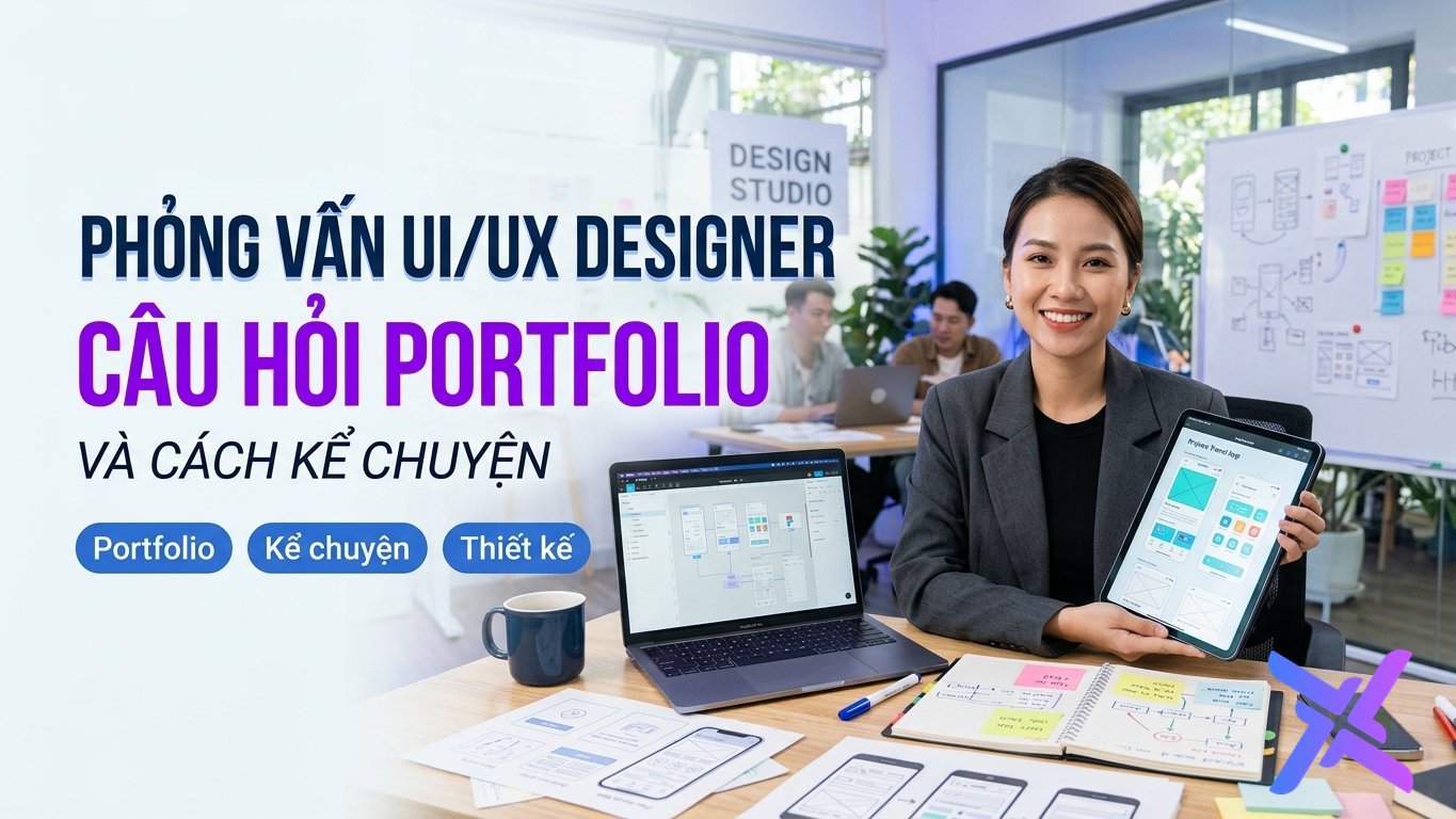 Phỏng Vấn UI/UX Designer: Câu Hỏi Về Portfolio 'Đau Đầu' Và Cách Kể Chuyện Thiết Kế Gây Nghiện