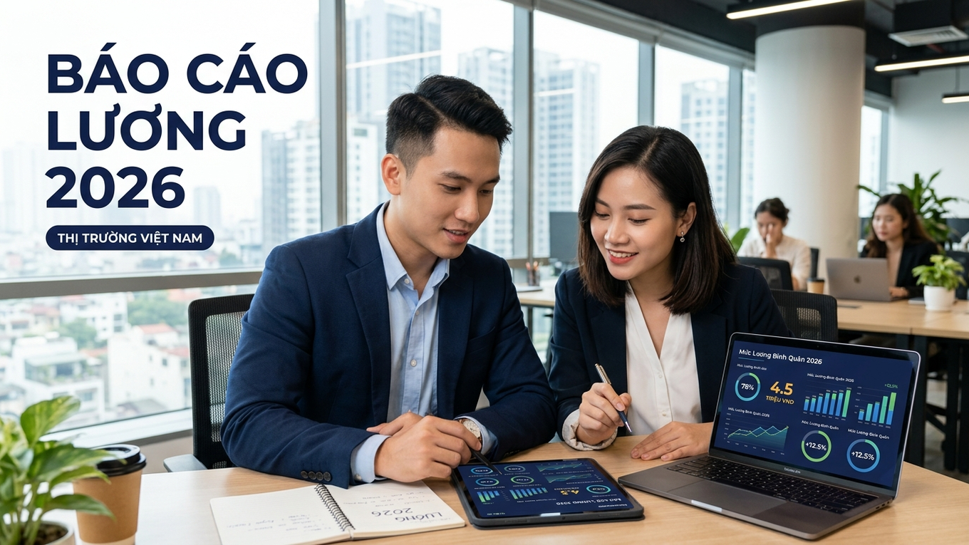 Báo Cáo Lương Thị Trường Việt Nam 2026: Số Liệu Từ 10.000+ Hồ Sơ Ứng Viên